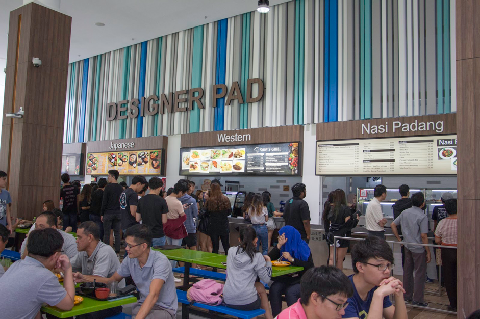 The Designer Pad reopens, two other canteens following closely behind